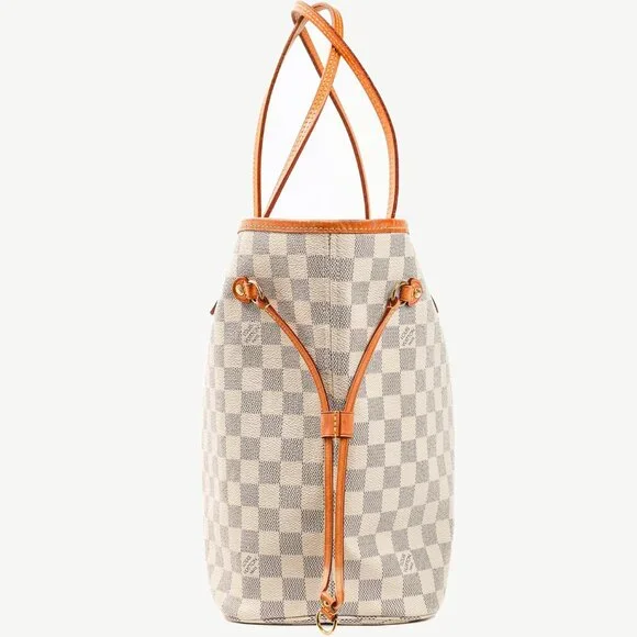 Louis Vuitton Neverfull MM Damier Azur Canvas Tote - Picture 3 of 15